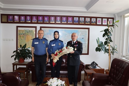 Rize İl Emniyet Müdürü Sn. Murat TÜRESİN ve Beraberindeki Heyetle Birlikte Komutanlığımızı Ziyareti