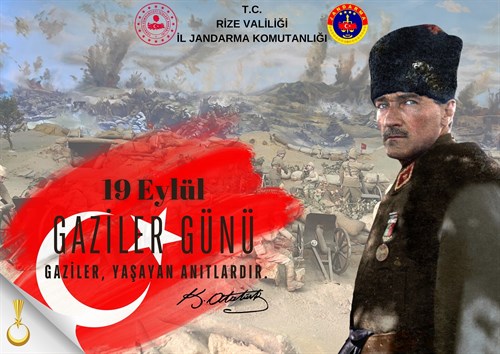 19 Eylül Gaziler Günü Kutlu Olsun!