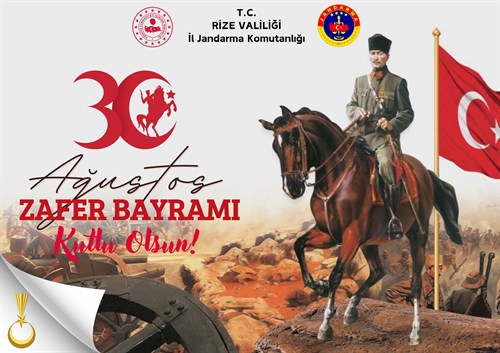 30 Ağustos Zafer Bayramımız Kutlu Olsun!