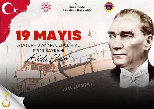 19 Mayıs Atatürk'ü Anma, Gençlik ve Spor Bayramı Kutlu Olsun !