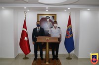 24.06.2021 tarihinde Trabzon Cumhuriyet Başsavcısı Sn. Hüseyin TUNCER'in Komutanlığımızı Ziyareti